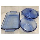 Anchor ovenware 3 pieces