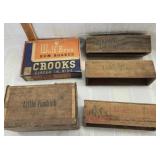 Lot Of Antique Advertising Boxes