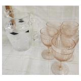 Vintage Ice Lip Pitcher & Pink Depression