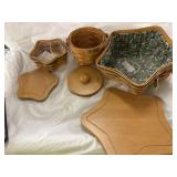 Star shaped and circular shaped Longaberger