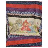 Hand made blanket, color wheel
