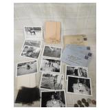 Vtg. Photos, vtg. Letters, 7 pennies
