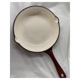 Paula Deen 10" Skillet Red & Cream color