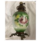 Vintage Kerosene Parlor Lamp