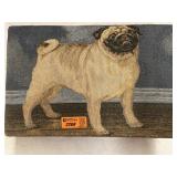 The pug dog by picken small stool cover
