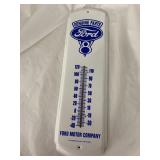 Metal Ford Thermometer 17"H