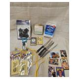 Vtg. Nestle Racing passes, 6 Baseball cards,