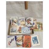 Over 40 Vtg. Greetings cards