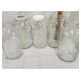 5 vtg Ball jars