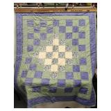 Vtg. Handmade quilt 36 inches by 40