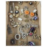 Vtg. Pins , watch pieces