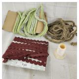 Decorative sewing trim , thread