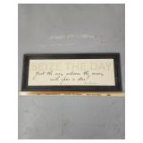Seize the day framed wall art