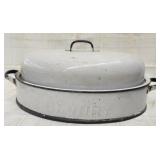 Vtg. Oval Roaster pan