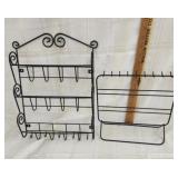 Wall mount 3 tier letter holder & key holder,