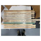 Vtg yard sticks