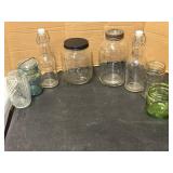 Vintage jars and bottles