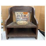 H&K ground black pepper advertising bucket  and