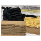 Decorative cords, assorted colors, sizes