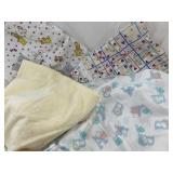 Cute baby themed fabric pieces