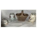 Ceramic china eggs by inarco and pretty ceramic