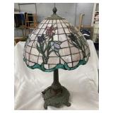 Tiffany Style Table Lamp with metal base