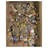 Assorted lapel pins