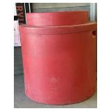 Large 2" thick  red drink cooler (ice bucket)