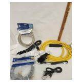 Stainless steel  washer hose, Dryer power cord ,