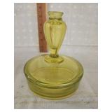 Antique Fostoria Boxtle powder jar