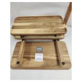 3 Wood Serving Trays