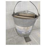 Vtg. Hercules metal mop bucket