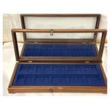 2 premium shadow box display cases