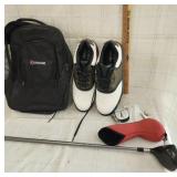 Foot joy shoes size 11 med, Gulf club, Comcast bag