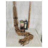 Jute rope plant hanger,  Candle holder, Alphabet
