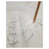 New Belgium Beer glasses, Champagne glasses,