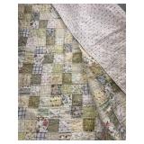 86" x 88" Floral Quilt by Pottery Barn