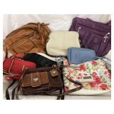 9 Assorted bags,Rachel Zoe, MultiSac & others