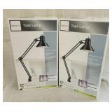 2 clamp on task lamps