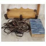 Homes goods wood box, wood shelve, Extension cord