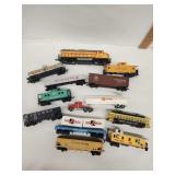 Vtg. Trains, vtg. Shell truck