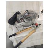 Corded Miter saw, trimmers