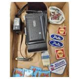 Vtg. Matches,  vtg. Kodak camera,  Vtg. Lighter,