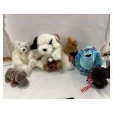 Stuffed animals and characters