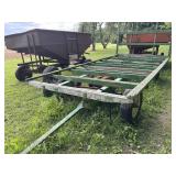 Hay Wagon dump Bed Running Gear