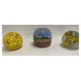 Blown Glass paperweights