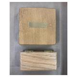 2 Wooden Knife Cases