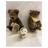 2 L. L. Bean Bears & Purrlie Cat