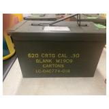 Blank m1909 30 cal ammo box