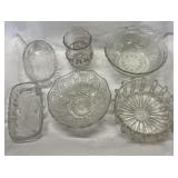 Vtg. Anchor Hockings Glass serving Bowl, Vtg.